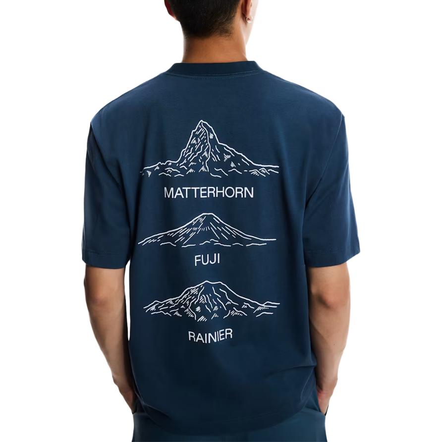 On Ang Pao X Beams Collaborati X Rei Collaborati Studio-T FW25 Свободного кроя пуловер с круглым вырезом и короткими рукавами Футболки Унисекс 1UF30040525