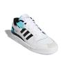 Adidas Forum Exhibit Low White Pulse Aqua Унисекс Кроссовки Cloud-White Core-Black GZ5390