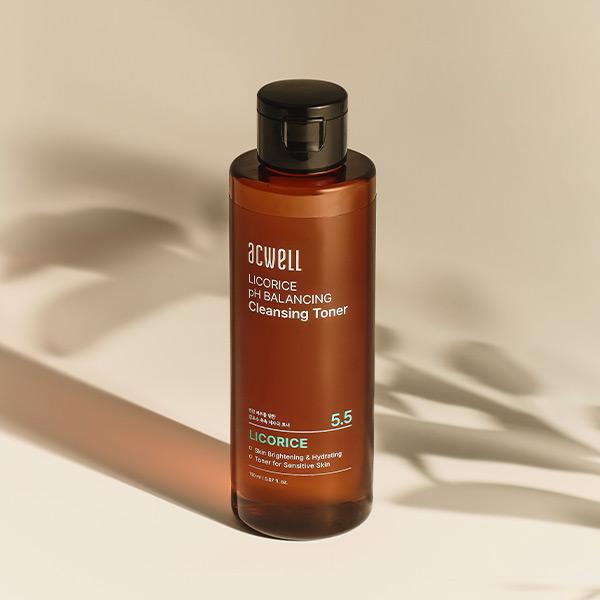 ACWELL Очищающий тоник для балансировки pH солодки 150 мл