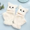1PAIR  Winter Plush Gloves, Perfect Christmas Gift Thick Insulation Cute Fashion Multipurpose