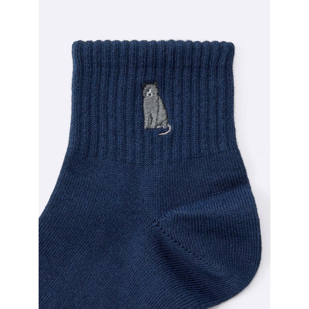 GU by Uniqlo Ankle Socks  Embroidery 