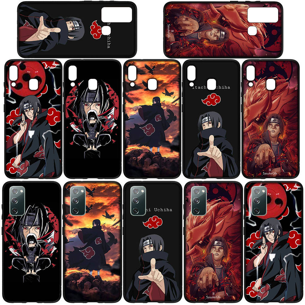 Чехол для iPhone 16 15 Xiaomi Redmi Note 14 13 12 11 Pro Max 16e Samsung Galaxy S25 S24 S23 Moto OPPO Huawei Naruto Itachi Uchiha Akatsuki Чехол для телефона