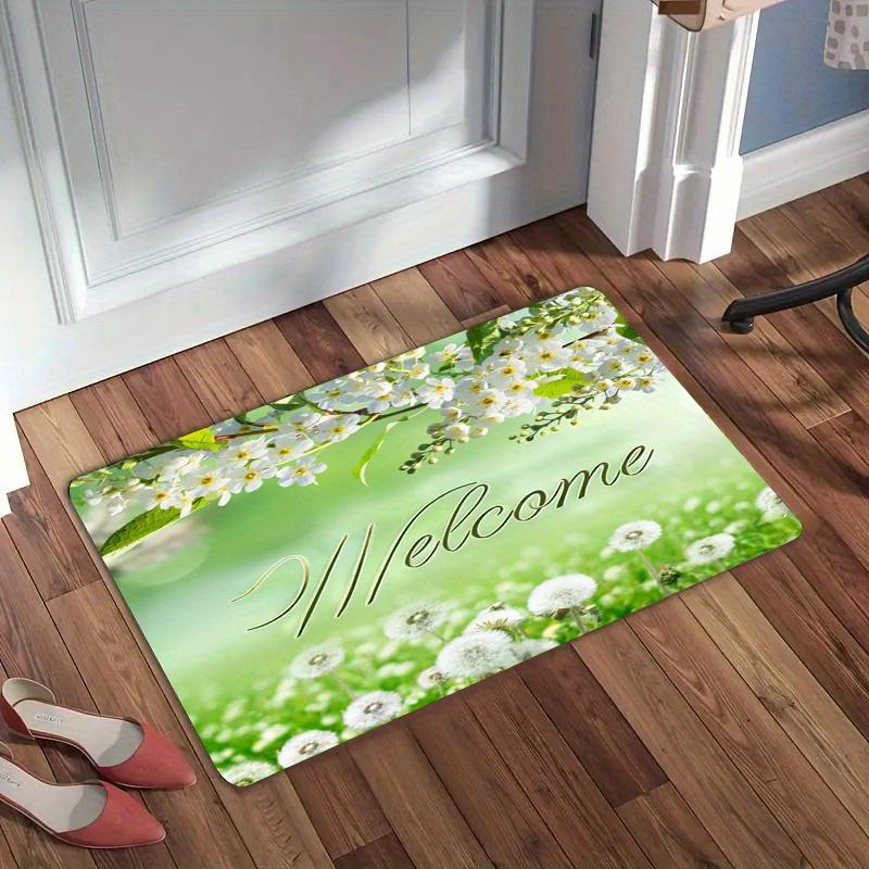 Colorful Gradient Butterfly Doormat Nature Insect Non Slip Entrance Rug For Living Room And Entryway Decor