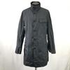 Made In Japan Nylon Coated Long Coat Men L 3 Black Tailored Outerwear(USED)