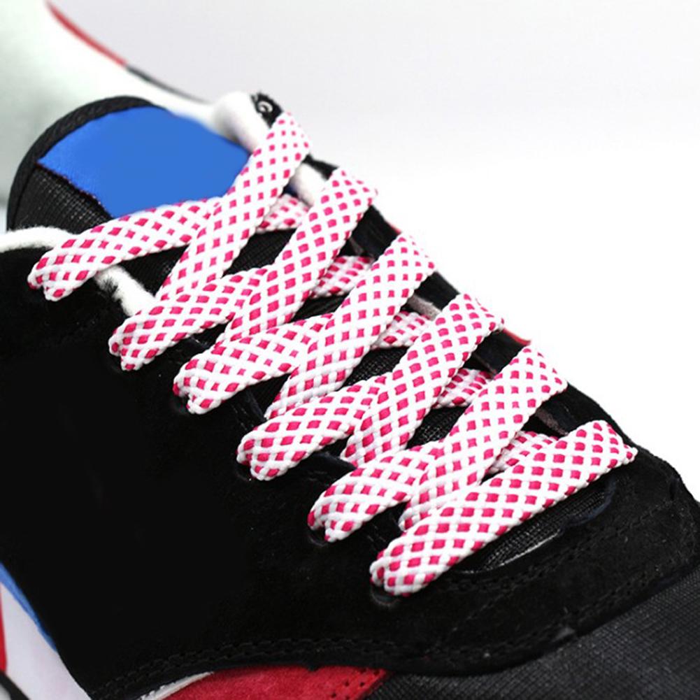 1 пара плоских шнурков, двухцветные повседневные кроссовки, кружевная обувь унисекс, веревочные аксессуары, модные аксессуары