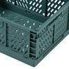 Storage Basket Folding Large Capacity Load Bearing Collapsible Plastic Storage Crate Box for Kitchen