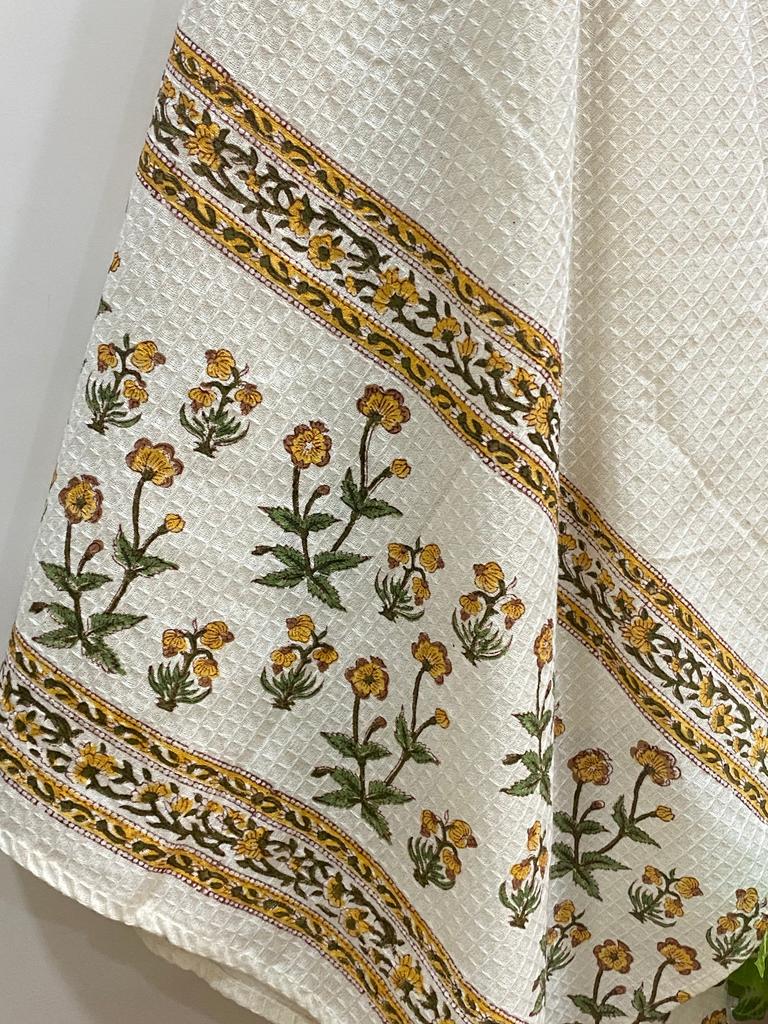 Blockprint Soft Cotton Towel (60-30 Inches)