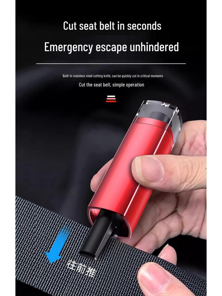 New Customer Discount: Portable Multi-Functional Car Safety Hammer & Seatbelt Cutter