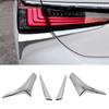Для Lexus ES ES200 ES250 ES300h ES350 2018 2019 2020 2025 2025 Автомобильная наклейка ABS крышка накладка рамка заднего фонаря лампа накладка на фару