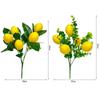 Handmade Artificial Lemon Branches DIY Fake Plants Simulation Lemon Fruit  Wedding Party Supplies