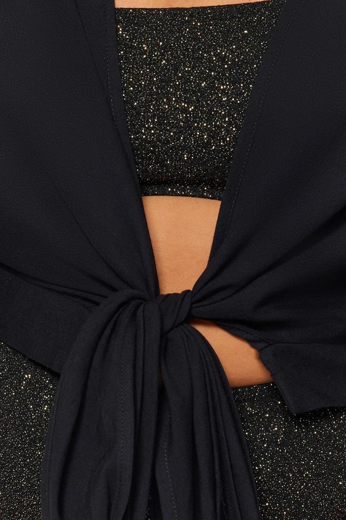 Women's Fashion New Plus Big Size Blouse Black Double Breasted Collar Blouse