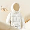 Женский длинный пуховик Semir с капюшоном, 90% пух утки