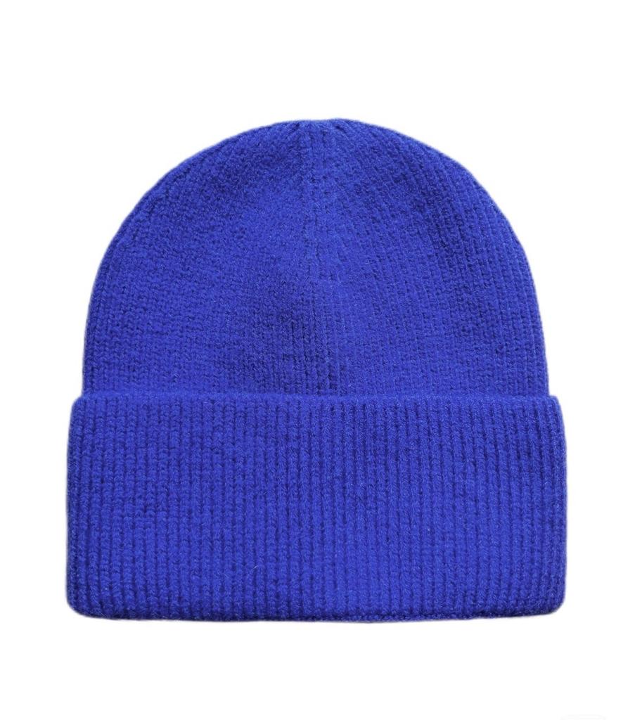 Шапка зимняя однотонная легкая вязаная шапка женская теплая шерстяная шапка из дынной кожуры шляпа помещика мужская оптовая продажа