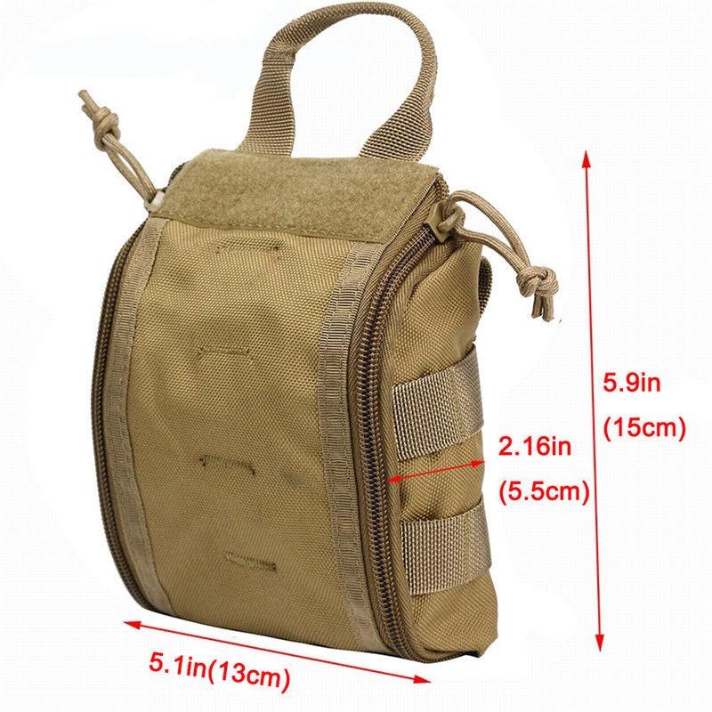 First Aid Kit Emergency Kit Tactical Survival EDC Molle Rip-Away EMT Pouch Bag IFAK Medical  Outdoor Tool
