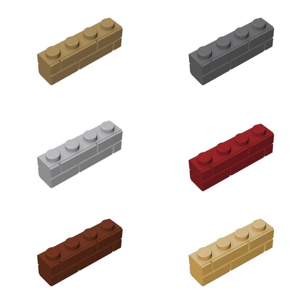 300pcs Bulk Building Blocks Thick Wall Figures Bricks 1x4 Dots Educational Creative Size Compatible With 15533 Toy for Children