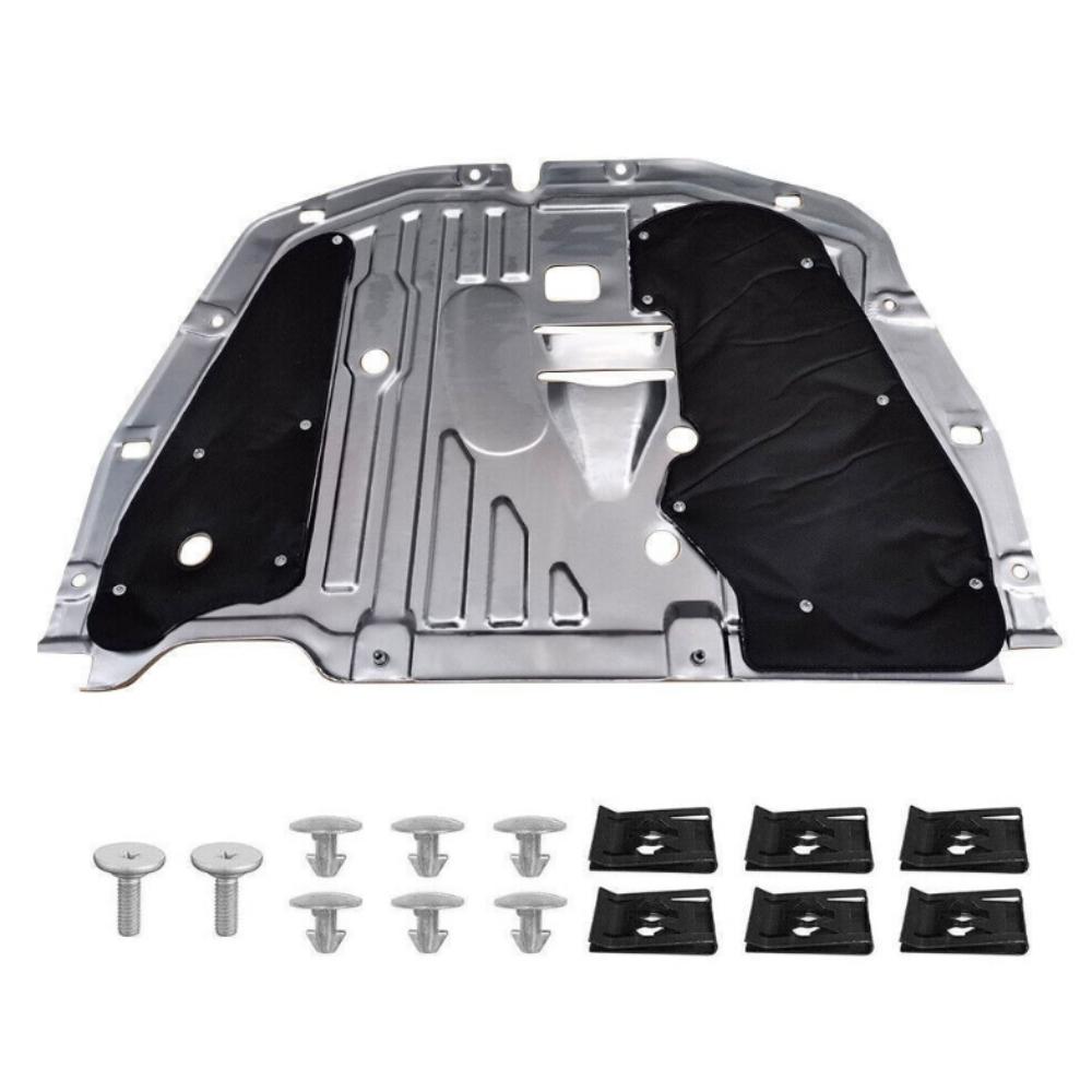 For Honda Civic 2016-2021 Automotive Bottom Aluminum Engine Protective Cover OE: 74110-TBA-A00/74112-TBA-A00