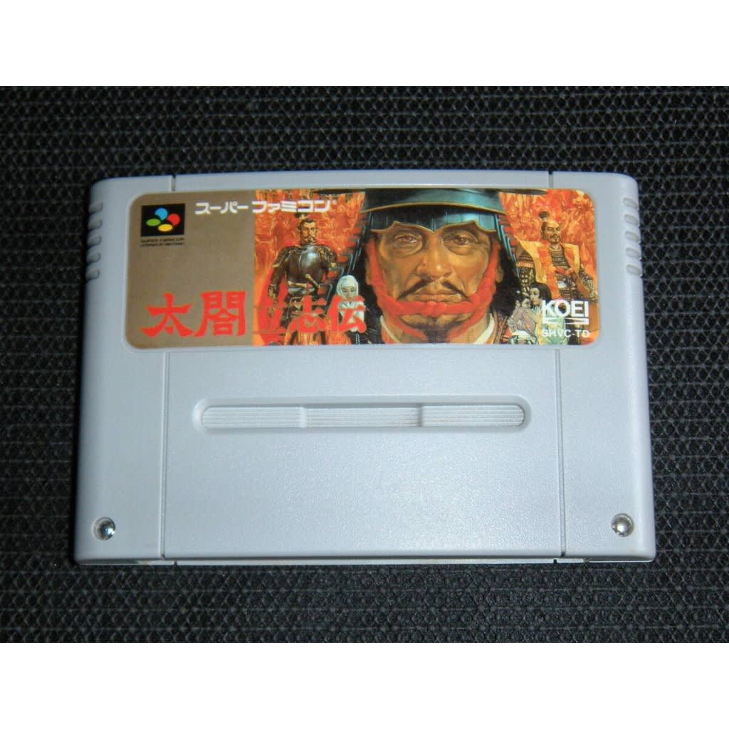 Used Taikou Risshiden SFC SNES Super Famicom SHVC-TD tested working Nintendo RPG Koei NTSC-J Super Nintendo Cartridge