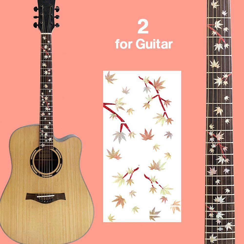 Украшения, аксессуары для гитары, ультратонкие наклейки, наклейка на гриф, инкрустация крестом, наклейки