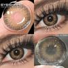 1 Pair Colored Contact Lenses for Eyes Blue Eye Lenses Gray Pupil Lenses Green Eye Natural Brown Lens Beauty Makeup