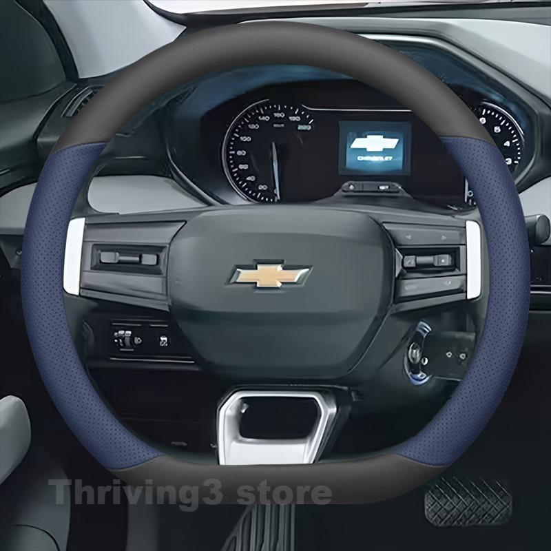 Leather Car Steering Wheel Cover For Chevrolet AVEO LT 2023 2024 Covers For Covers Auto interior Chevrolet AVEO 2023 Accessories LC2