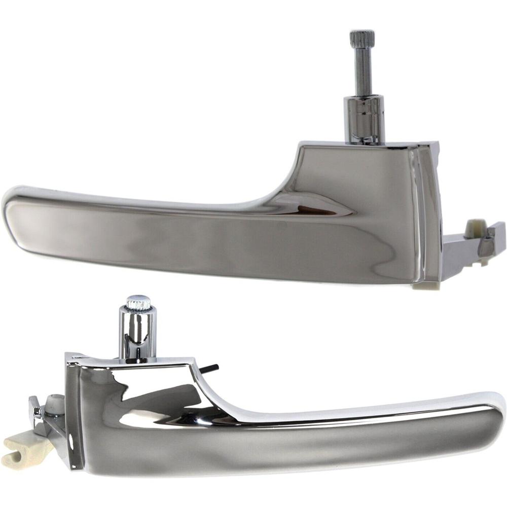 Pair Inside Door Handle Chrome Lh & Rh For 2008-2012 Jeep Liberty Front Or Rear