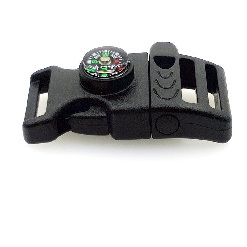 Наручный браслет-застежка для сумки с компасом и защелкой для плетения из паракорда