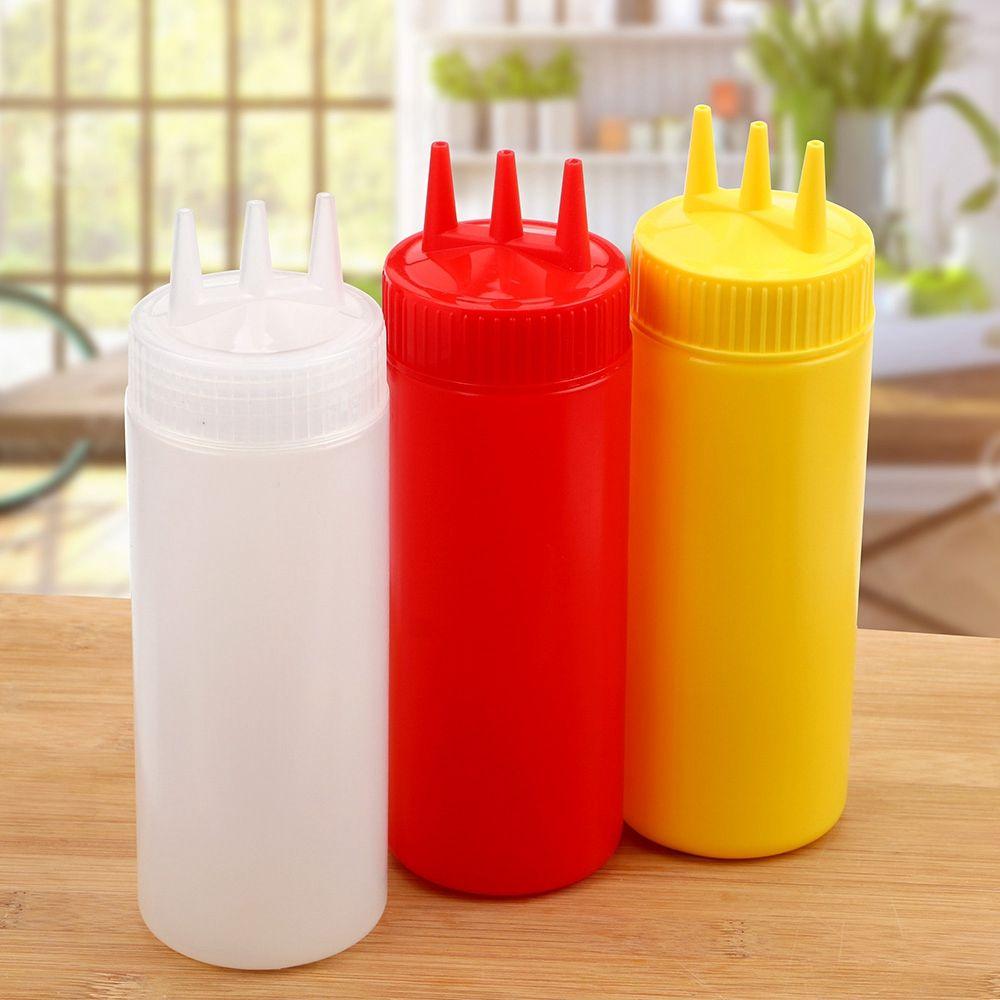Eco-Friendly Vinegar Mustard Sauce Kitchen Storage Squeeze Bottle Jar Kitchen Accessories Dispenser