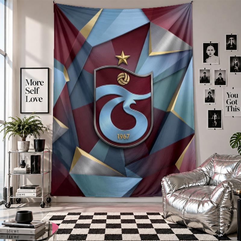 Trabzonspor FC Wall Tapestry Home Decor Wall Hanging Cloth for Bedroom Living Room Background