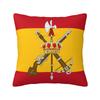 Custom Spanish Legion Pillow Case 45x45cm Bedroom Decoration Luxury Spain Army Military Chair Cushion Square Pillowcase