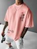 Fashion Casual Fishpattern Japanesestyle Tshirt Loosefitting Summer Oneck Versatile Style  Pure Cotton Unisexs Tshirt