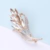 Crystal Wheat Ear Brooch Women 'S Suit Pin Fixed Fashion Retro Atmosphere Corsage A Hundred Matching Accessories