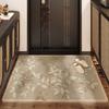 Nordic Flower Light Luxury Входная дверь износостойкий напольный коврик Keny Velvet Home Scraping Sand Dust Removal Коврик для ног Входная дверь Ковер