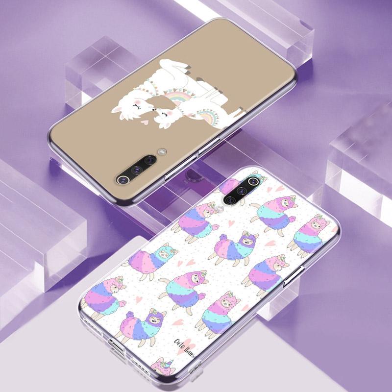 Мягкий силиконовый чехол из ТПУ с изображением ламы альпаки для Xiaomi Mi Note 11 10T 10 9 9T SE 8 Lite Pro Ultra 5G, чехол для телефона