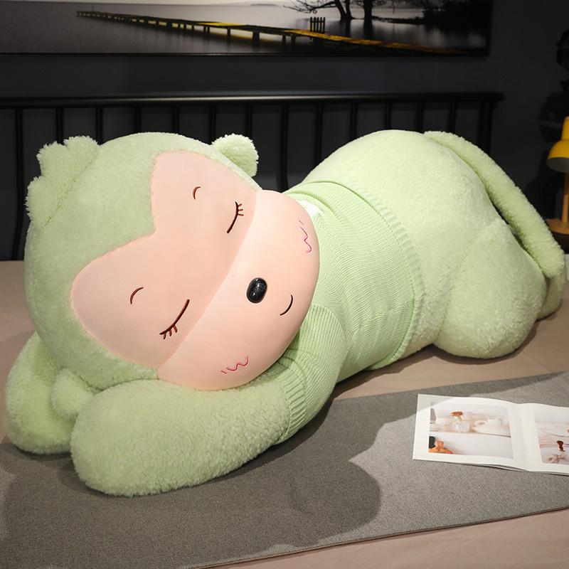 Huge Number Little Monkey Doll Pillow for Boys and Girls To Sleep with Cute Plush Toy Orangutan Doll