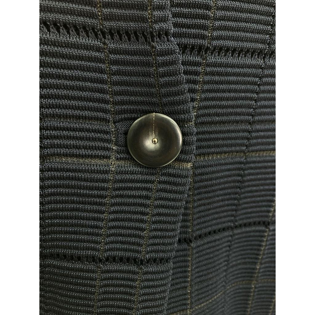 Giorgio Armani Темно-синий 3ZAG09 AM43Z 1B Жакет вязаный в клетку «оконное стекло» Жакет 40 черныйБ/у