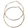 [R8092] - Gold 'Choreography' Hoop Earrings Ø 70 Mm 2 Mm