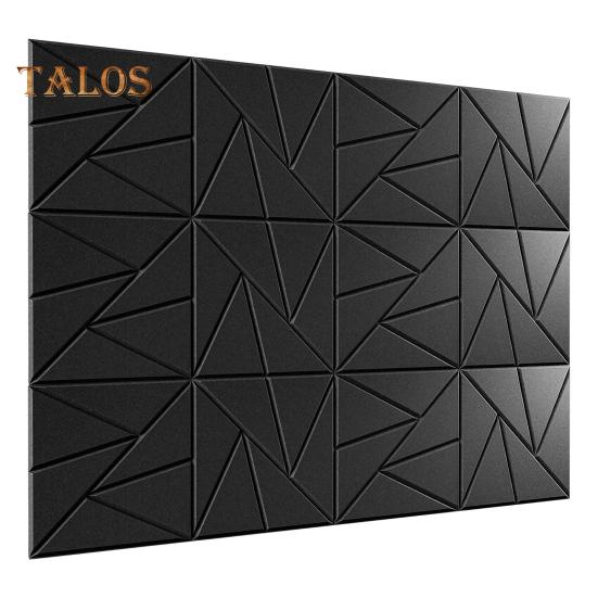 12 шт. звукоизоляционная стеновая панель самоклеящаяся звукопоглощающая высокоплотная толстая акустическая пенная панель шумоподавляющая настенная декоративная плитка