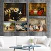 European-Style Classical Retro Home Hotel Bar Decorative Painting Court Lady Canvas Oil Painting Wall Pictures for Living Room