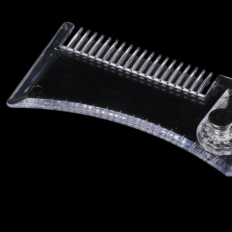 Регулируемый инструмент для формирования бороды, мужской портативный трафарет для укладки, шаблон-расческа, триммер