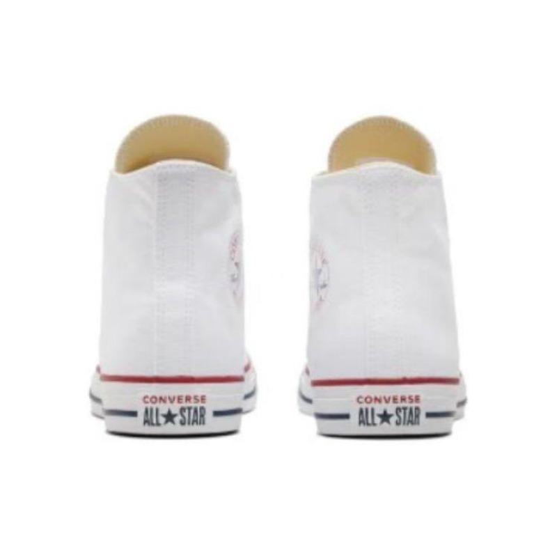 Converse Chuck Taylor All Star Optical White Unisex High Canvas Shoes Classic Retro Casual Wear-resistant White 101009