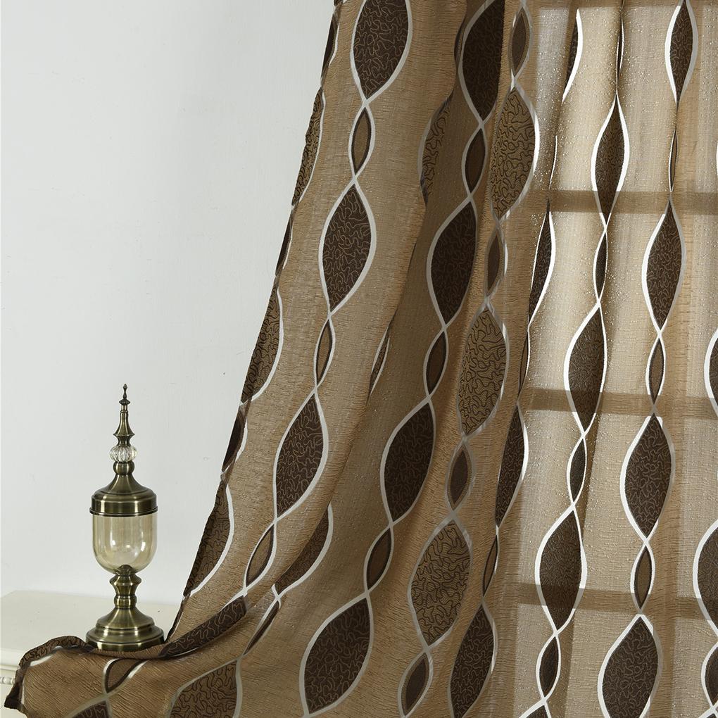 Тюль Прозрачный Окно Экран Дверь Балкон Гостиная Полупрозрачные Жалюзи Занавес