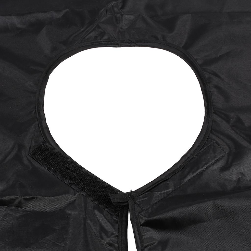 Hair Cutting Collar Salon Water Proof Hairdressing Cape for Haircut Hair Coloring Hair Washing Black