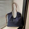 Crossbody Bag Vintage Handbag Shoulder Bag Simple Tote Bag Portable Denim Canvas Bag  Travel
