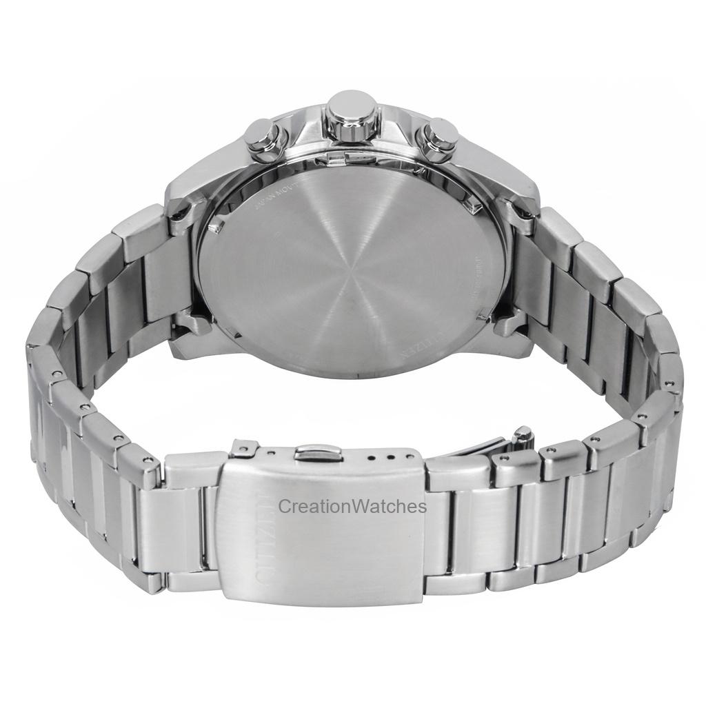 Citizen Chronograph Stainless Steel Green Dial Quartz AN3690-56X 100M Men's Watch