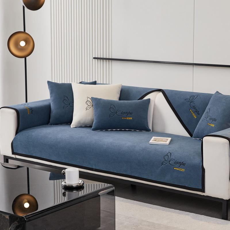 Chenille Sofa Cushion New Four-season Anti-slip Sofa Cushion Light Luxury High-end Sofa Cover Cloth