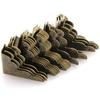 Tegg Box Corner Protector 20PCS Antique Brass Triangle Rattan Carved Wood Case Edge Guard