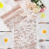 Metallic Gold Table Runner 300*28cm Sequin Glitter Foil Mesh Roll Tablecloth Party Wedding Birthday Table Decoration