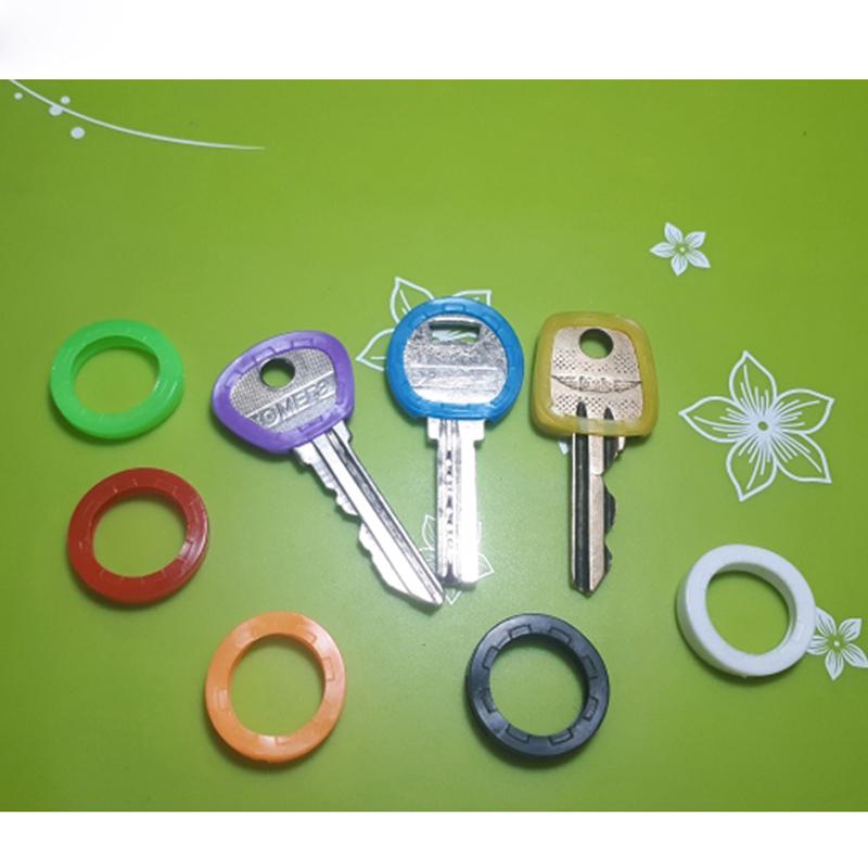 Яркие цвета, полые силиконовые чехлы для ключей, Топпер, брелок для ключей, брелок для ключей от автомобиля, чехол для ключей от дома