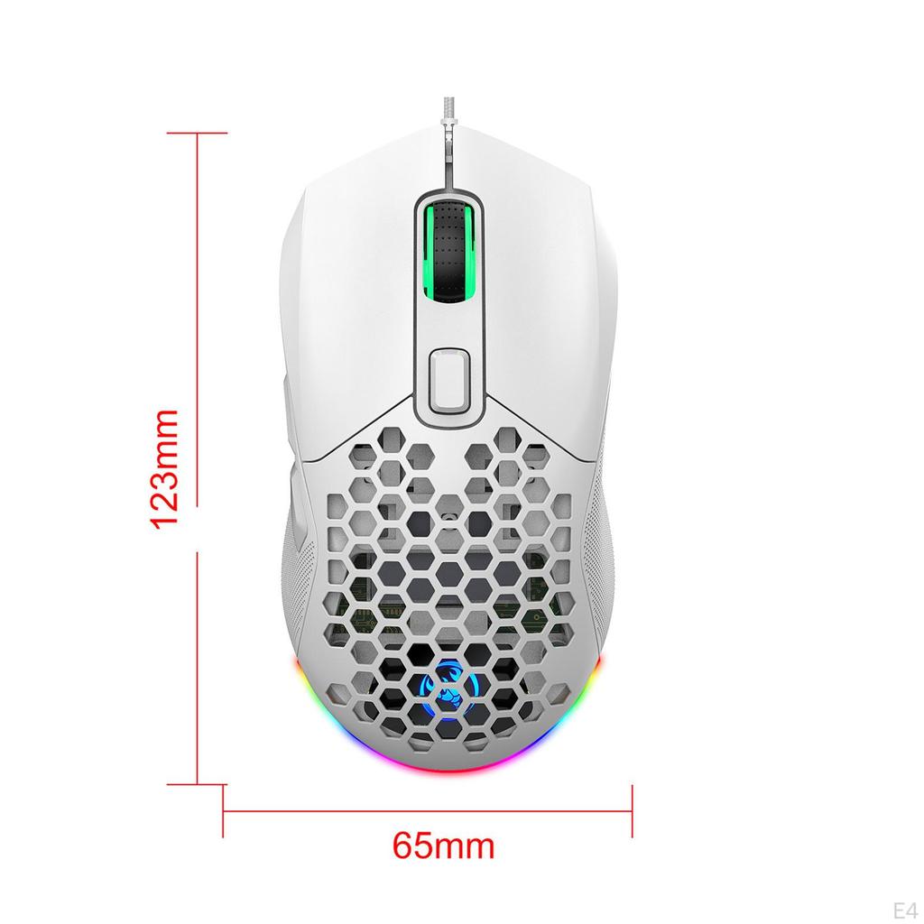 Игровая USB-мышь с 7200 DPI и 6 настраиваемыми параметрами для ПК-игроков
