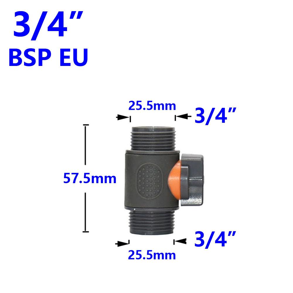Фитинги для садового шланга 1/2 3/4 1 дюйм быстроразъемный соединитель для воды водостопный соединитель адаптер для водяного пистолета для мойки автомобиля 1 шт.
